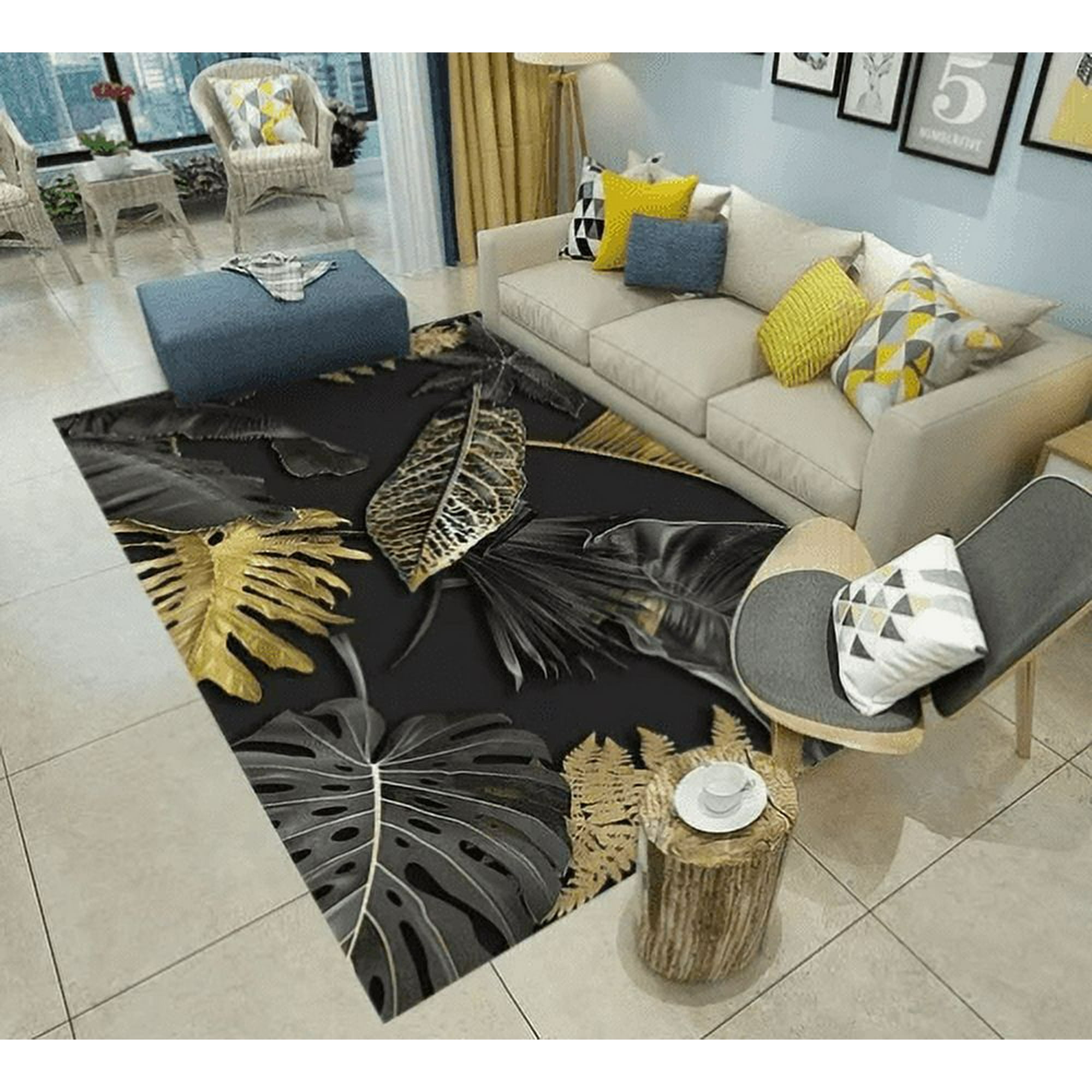 Mundo Shopping - Alfombra Lisa Con Diseño En 3d 200x240cm