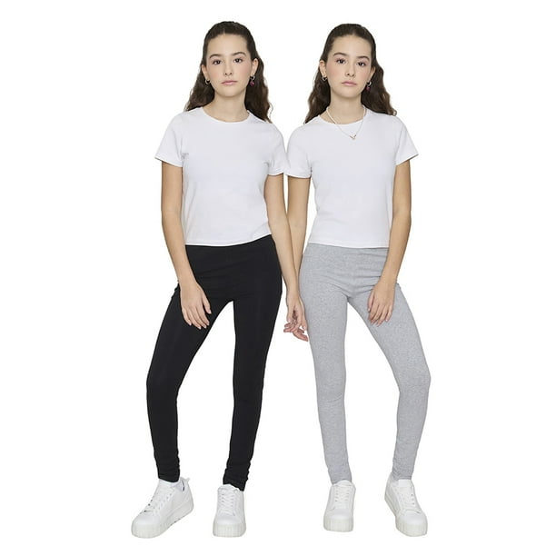 Calza Niña Teen Bipack Color Negro Corona