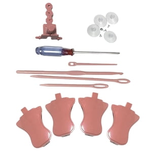 Bothyi - Piezas Circulares De La Máquina De Tejer De Lana Del Gancho De Ganchillo Del Taburete Del Pie Del Telar De Tejer