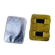 thumbnail image 5 of Almohadilla de mano para soldadura trasera aluminizada, guantes ignífugos de cuero PU térmicos, almohadilla para soldadura de Camping, soldador, corte, 5 of 5