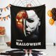 thumbnail image 3 of Scary Halloween Horror Characters Thriller Movie Blanket - Super Soft Cozy And Hypoallergenic For Sofa Bed Travel And Camping, 3 of 3