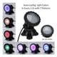 thumbnail image 3 of Foco de césped sumergible, impermeable, IP68, con 36 bombillas LED de 3,5 W y cambio de color para acuario, jardín, estanque, piscina, tanque, fuente y cascada., 3 of 6