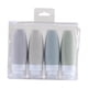 thumbnail image 1 of Botellas De Viaje De Silicona Recargables Para Acondicionador Loción Jabón Hombres Mujeres 4x 60ml, 1 of 5