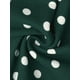 thumbnail image 5 of INSPIRE CHIC Vestido de Lunares para Mujer Verano Sin Mangas Cuello Redondo Mini Vestido Moderno XS Verde Oscuro, 5 of 6