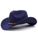 thumbnail image 1 of Sombrero de vaquero personalizado para hombre, sombrero western para hombre, sombrero de vaquera con banda de cuero para hombre - Café, 1 of 6