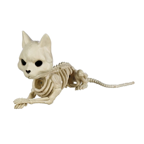 Figura de juguete Crazy Bonez Skeleton Cat 13 cm de altura