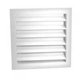 thumbnail image 1 of Louvers LL Building Products de aluminio, doble blanco, 30 x 30 cm, 1 of 1