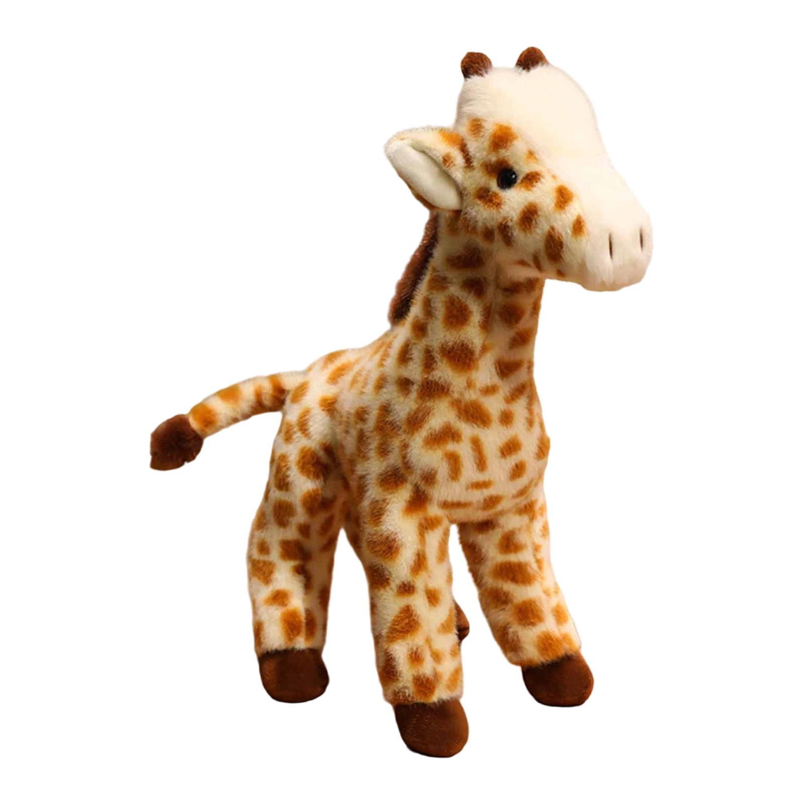 Magideal - Jirafa De Peluche, Muñeco Adorable, Animal Del Zoológico, Hecho De Material Suave Con Un Patrón Detallado, Ideal Para Niños Y Niñas Como Decoración. L