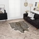 thumbnail image 5 of Alfombra Huichenxing 2021 Furstore con estampado de guepardo sintético de 160 x 200 cm, 5 of 7