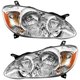 thumbnail image 1 of Par de faros TopAutoGear para Toyota Corolla 2003‑2008, lente clara y carcasa cromada, 1 of 7