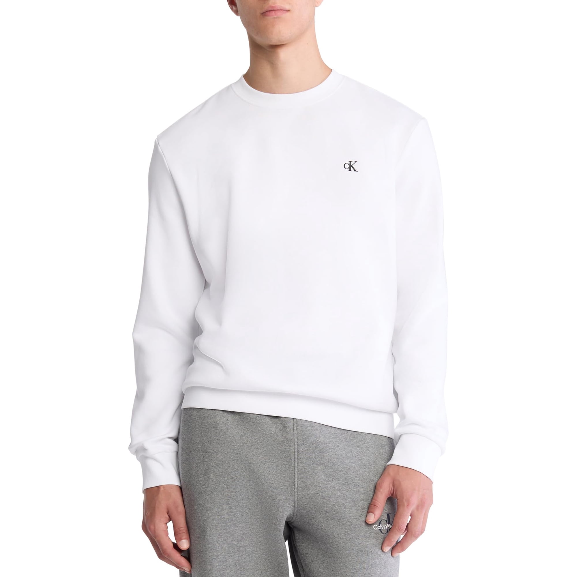 Sudadera Calvin Klein Para Hombre, Corte Holgado, Con Monograma, Logotipo