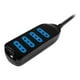 thumbnail image 1 of Alargador Extension 4 Entradas 5Mts Negro, 1 of 7