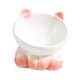 thumbnail image 2 of Cuenco De Alimentación Para Gatos, Plato Minimalista Para Comida Para Perros, Accesorios Para Alimentos Y Agua Para Mascotas, Clasificados En Blanco Y Rosa, 2 of 5