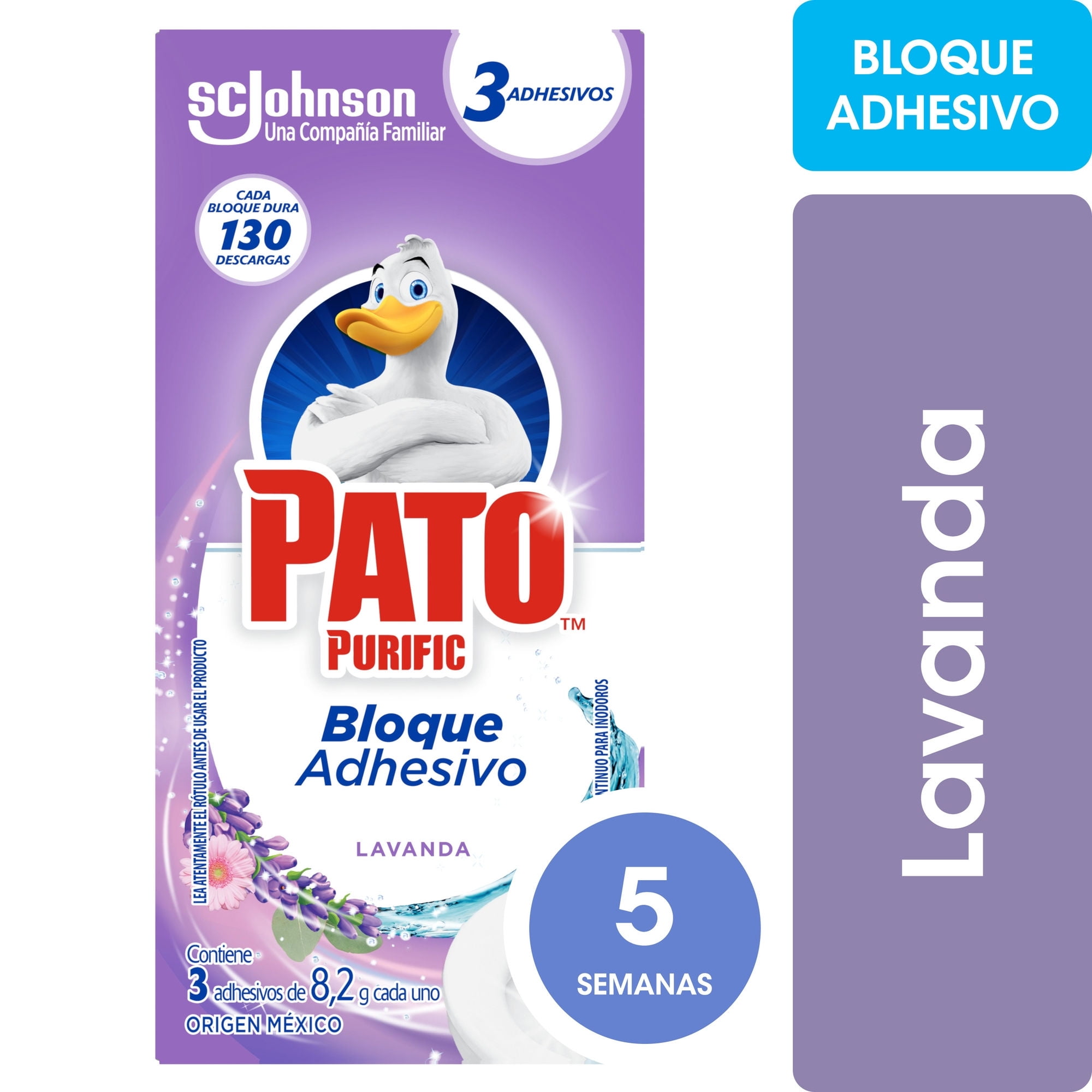 Bloque Adhesivo Lavanda 25 g Pato