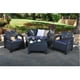 thumbnail image 2 of Juego de Terraza Jardin 2 Cuerpos Corfu Grafito gris oscuro, 2 of 6