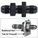 thumbnail image 3 of Conector Bulkhead Flare CNRAQR 6AN Macho a Macho de Aluminio 2 Piezas, 3 of 8