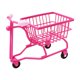 thumbnail image 2 of Carrito De Compras En Miniatura, Divertido Carrito De Supermercado, Modelo De Carrito De Juguete Para Ni?os, Carrito De Empuje, Juguete Rosa Rojo, 2 of 5