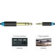 thumbnail image 3 of Cable De 6,35 Mm Macho A 3,5 Mm Jack Auxiliar Estéreo, 3 of 3