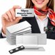 thumbnail image 1 of Credencial de Nombre CiLoN Pack de 10 (7,6 cm x 3,8 cm) Magnética, 1 of 9