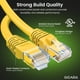 thumbnail image 2 of Cable Ethernet GEARit Cat6, paquete de 100, 30 cm, RJ45, amarillo, 2 of 9