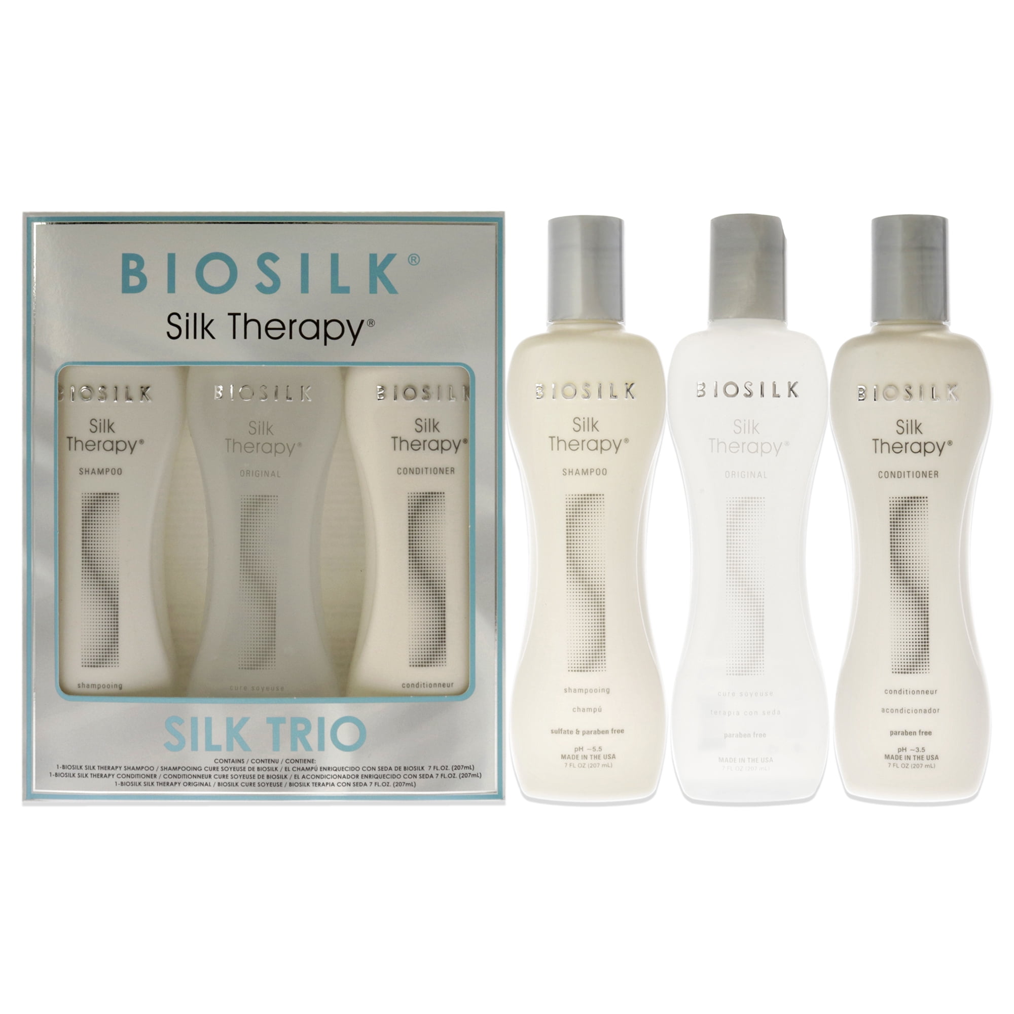 Set De Tratamiento Biosilk Silk Therapy Trio 207ml Unisex