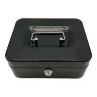 Bothyi - Caja De Dinero Con Ranura De Metal Para Baratijas, Caja De Dinero Para Adultos, Niñas, Niños, Niños, Color Negro