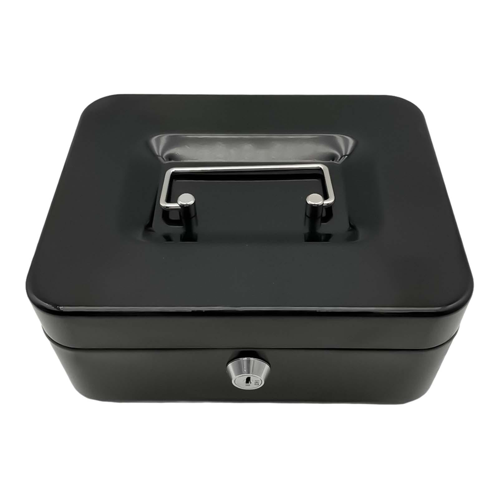 Bothyi - Caja De Dinero Con Ranura De Metal Para Baratijas, Caja De Dinero Para Adultos, Niñas, Niños, Niños, Color Negro
