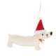 thumbnail image 3 of Colgantes De Navidad Decoraciones Dachshund Perro Adorno Decoraciones De Navidad Blanco, 3 of 3