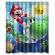 thumbnail image 1 of Cortina de ducha Mario, juego de cortinas de baño con ganchos, tamaño 60 x 72 pulgadas, 1 of 3