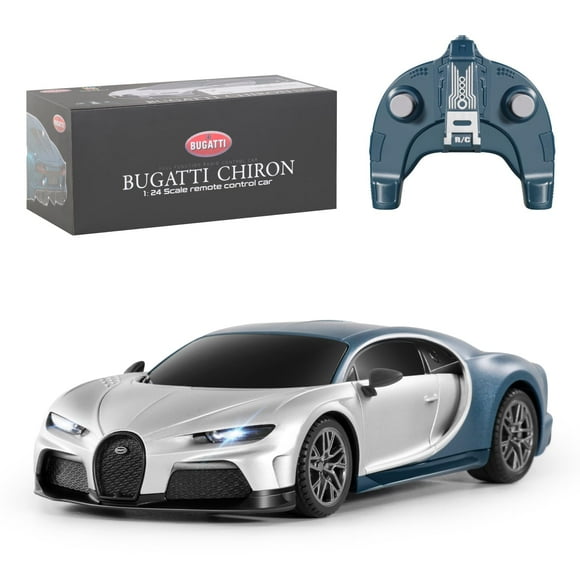Coche a control remoto MIEBELY Bugatti Chiron a escala 1/24 con luz
