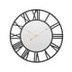thumbnail image 1 of Reloj Silencioso Decoración Números Grandes Pantalla de 12H Funciona con Pilas Redondo para Baño Sala de Estar Cafés Niños Niñas Ancianos , Negro, 1 of 5