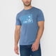 thumbnail image 3 of Polera Hombre Focal Print Floral Celeste Corona, 3 of 5