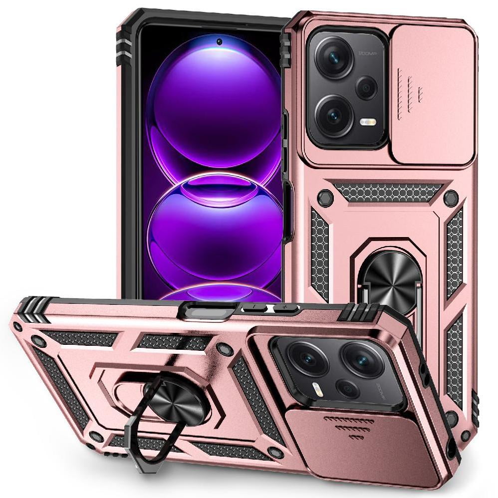 Estuche Gangxun Para Xiaomi Redmi Note 12 5g, Soporte Giratorio 360°, Estilo Mecánico Y Magnético