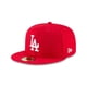 thumbnail image 1 of Gorra New Era Los Angeles Dodgers 59FIFTY, ajustada, color escarlata, 1 of 6