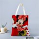 thumbnail image 2 of Minnie Mouse Bolso de tela con estampado de lienzo para mujer, bolsa de compras reutilizable y estética, con cremallera interior, regalo para mujer, 35 × 40 cm., 2 of 6