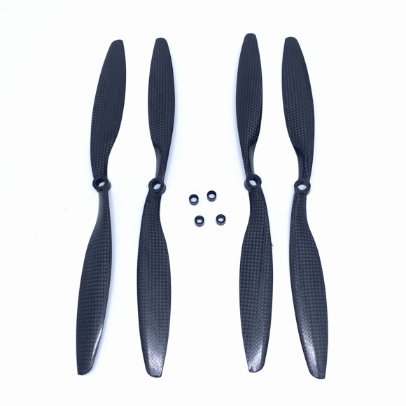Hélices KingVal 1245 de Fibra de Carbono 30 cm para Dron RC