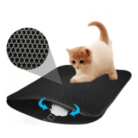 Genérico - Alfombra Atrapa Arena De Gatos Tapete Arenero