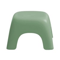 Magideal - Taburete Sencillo, Redondo Y Cómodo Para El Hogar, Decoración, Silla Portátil Ligera Para Para Muebles De Interior , Verde