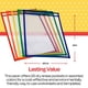 thumbnail image 4 of Funda borrable apilable School Smart 26 x 33 cm surtida x25, 4 of 5