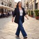 thumbnail image 4 of Agnes Orinda Chaqueta de Traje Casual de Negocios para Mujer Tallas Grandes con Solapa, Mangas Largas, Botones y Bolsillos 4X Negro, 4 of 8