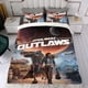 thumbnail image 4 of Star Wars Conjunto de sábanas temático, trío de piezas, cómodo y amigable con la piel, diseño único, regalo de decoración para el hogar para familiares, amigos y fans, 90 cm * 190 cm, 4 of 6