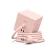 thumbnail image 1 of Regleta Avolt Cube Rosa 3 Enchufes y 2 Puertos USB‑C 1,8 m, 1 of 8