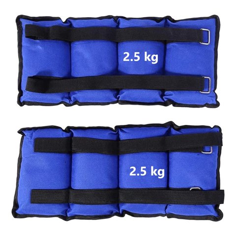 Importclick - Pesas Deportivas Tobillos Muñeca 5 Kg Azul