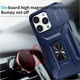 thumbnail image 2 of Funda Armada para iPhone 14 Pro con Tapa Deslizante y Soporte Magnético Giratorio Azul, 2 of 5