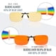 thumbnail image 2 of Gafas Con Clip Que Bloquean La Luz Azul Día Y Noche, 2 of 7