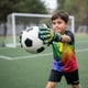 thumbnail image 4 of Guantes Arquero Portero Infantil Con Ferulas Rainbow Drb, 4 of 4