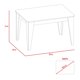 thumbnail image 3 of Mesa De Comedor Torino 74x120x88 Cm Café Oscuro, 3 of 3