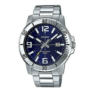 Reloj Analogo Plateado Casio Mtp-Vd01D-2Bv