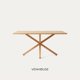 thumbnail image 4 of Mesa Comedor Argo Rectangular 160cm Venhoouse Natural, 4 of 8