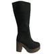 thumbnail image 1 of Bota Gamuza Ecológica ZAX86 Negro, 1 of 5